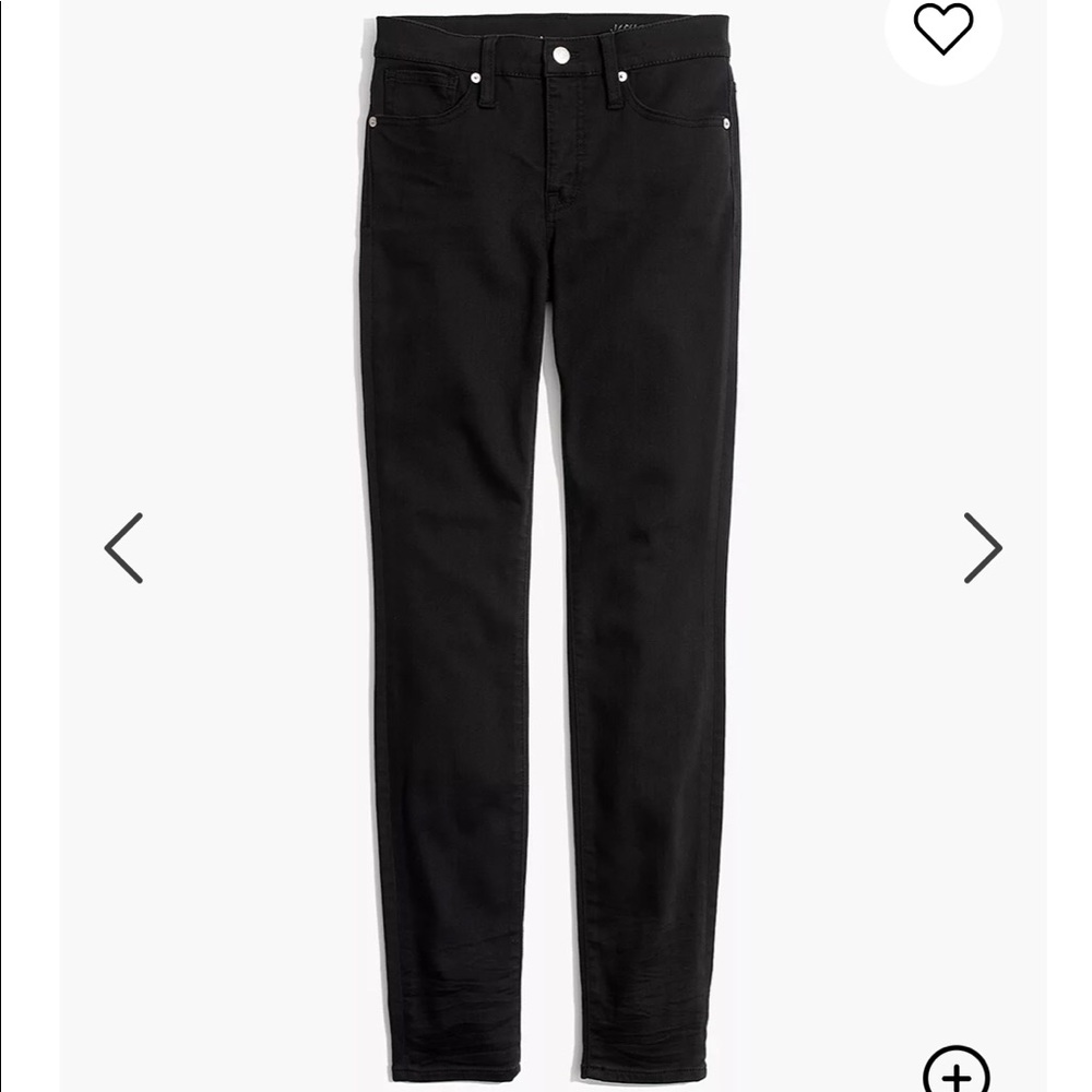 Madewell size tall black jeans